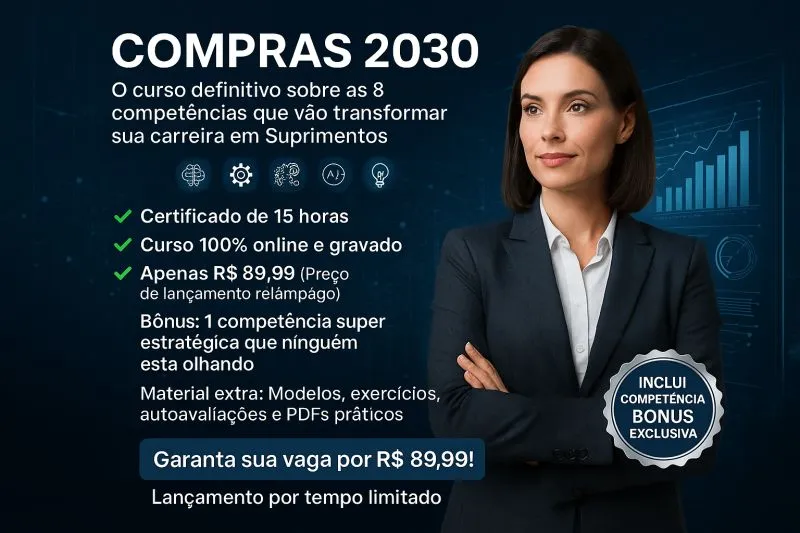 Suprimentos 2030 8 competências