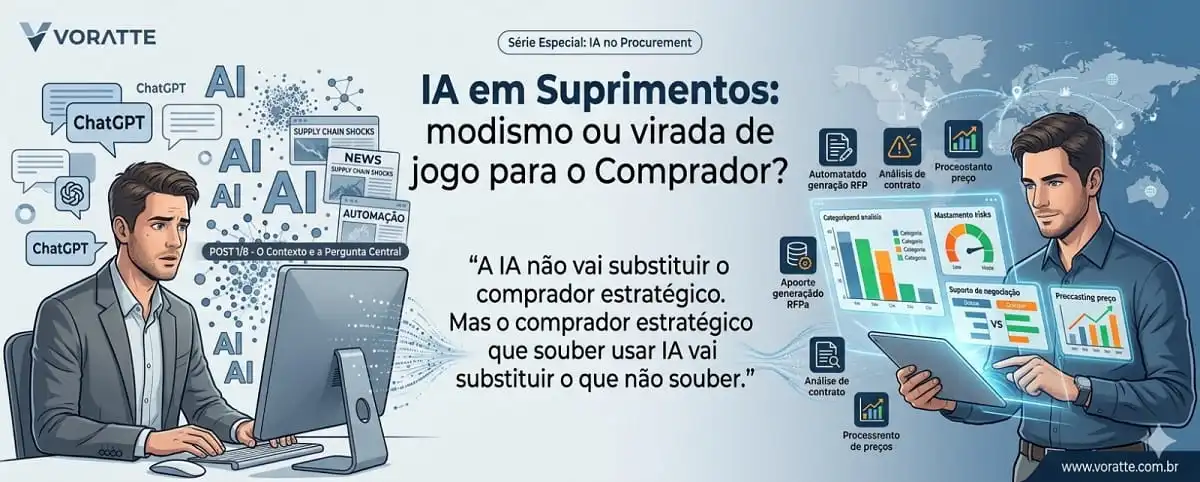 IA em Suprimentos: modismo ou virada de jogo para o Comprador?