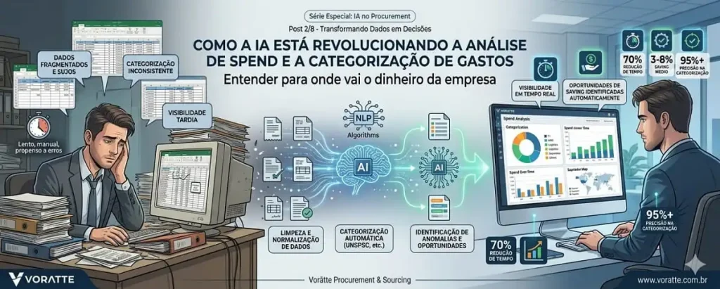 Análise Spend com IA Curso da Voratte